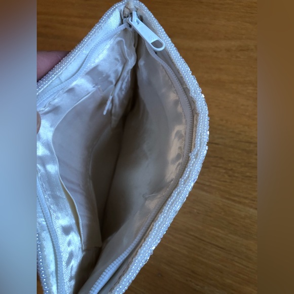 Beaded Zip Clutch/Makeup Bag HandMade by Du Val - Picture 6 of 8